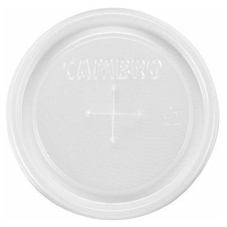 Cambro CLST6190 Disposable CamLid® Fits Lido™ Tumbler #LDT6 Translucent (1000 Per Case) (no Broken Cartons Allowed)