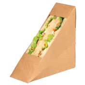 PacknWood 209KCK5212 - Sandwich Wedge Box, 4.8" X 2" X 4.8"H, Triangular