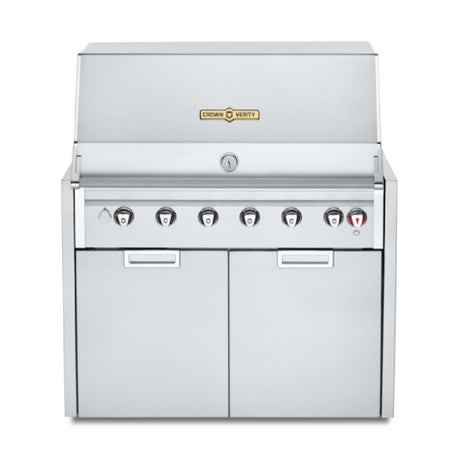 Crown Verity IGM42LP-LT 42" Infinite Series Modular Grill Includes Propane Tank Holder With Light Package