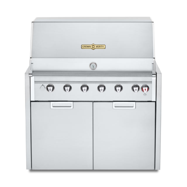 Crown Verity IGM42LP-LT 42" Infinite Series Modular Grill Includes Propane Tank Holder With Light Package