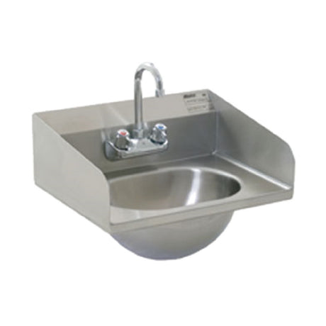 Eagle HSA-10-F-LRS Hand Sink Wall Mount 13-1/2" Wide X 9-3/4" Front-to-back X 6-3/4" Deep Bowl