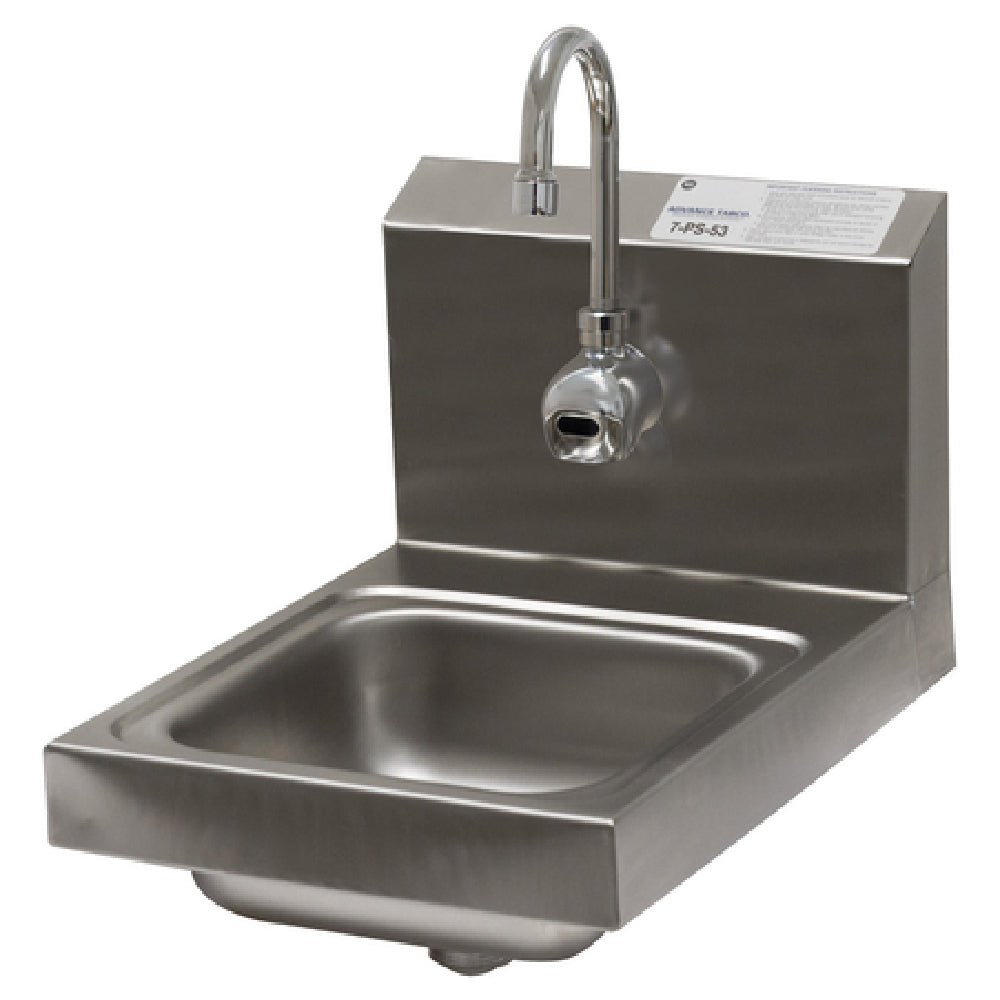 Advance Tabco 7-PS-53 Hand Sink Wall Mounted 9" Wide X 9" Front-to-back X 5" Deep Bowl