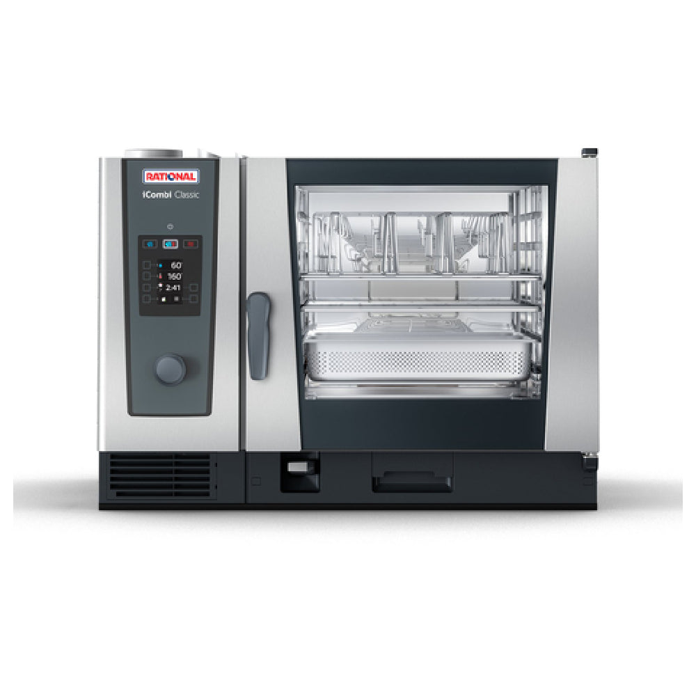 Rational ICC 6-FULL NG 208/240V 1 PH (LM200CG)-QS (Quick Ship) (CC2GRRA.0000273) ICombi Classic® 6-Full Size Combi Oven