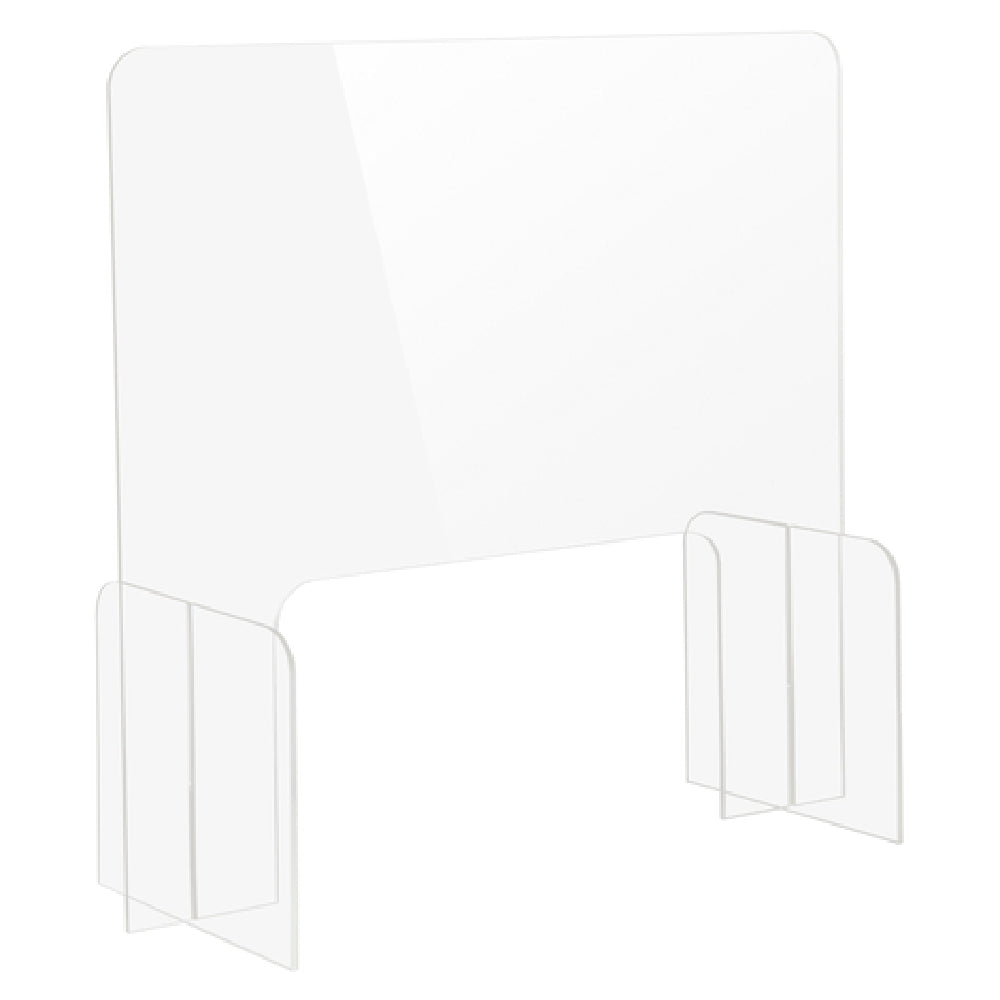 Bon Chef 90177-3 Tabletop Health Safety Shield 32"W X 12"D X 31-3/4"H With 18-1/2"W X 12"H Transaction Window