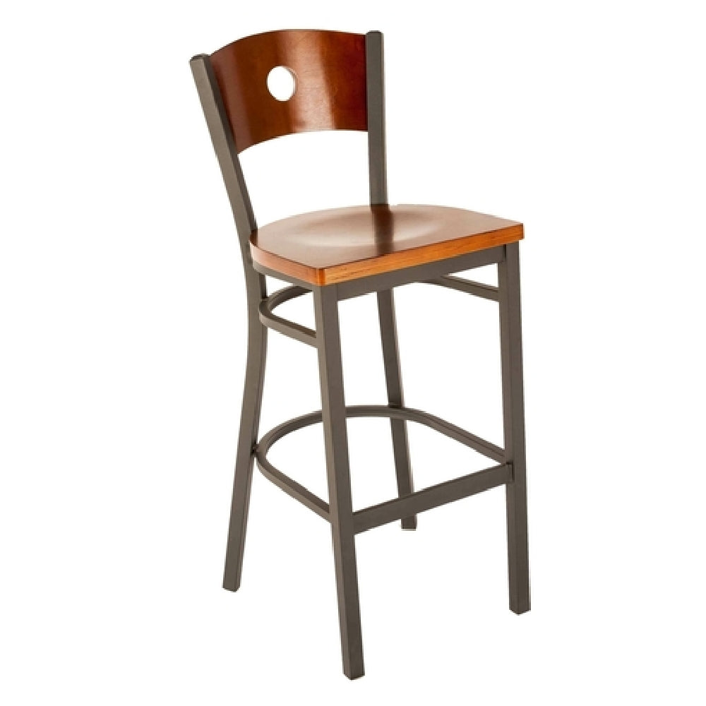 JMC Furniture CIRCLE SERIES BARSTOOL WOOD Circle Series Barstool Indoor Use Wood Back With Circle Cutout