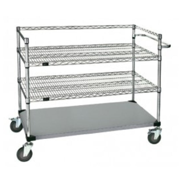 Quantum WRSC3-42-2448FS Utility Cart 3-sided Frame 48"W X 24"D X 48"H