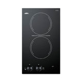 Summit CR2110B Radiant Cooktop Electric (2) 1200W 6" Elements