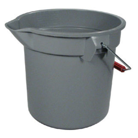 Rubbermaid FG261400GRAY - BRUTE® Bucket, 14 Quart, 12" Dia. X 11-1/4"H
