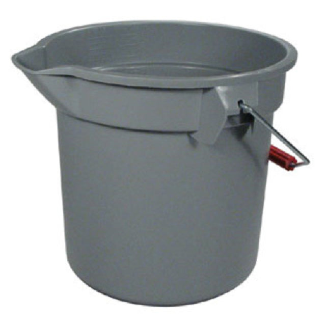Rubbermaid FG261400GRAY - BRUTE® Bucket, 14 Quart, 12" Dia. X 11-1/4"H