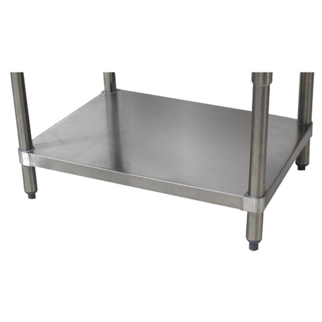 Advance Tabco SU-23D Upgrade Galvanized Legs & Undershelf To Stainless Steel (5) Well Hot Or Cold Food Table