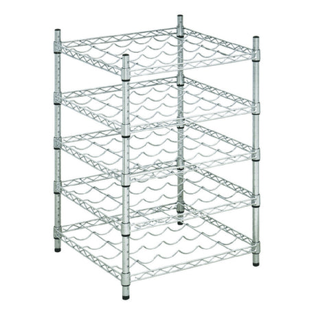Hubert 209131 - Kratos Wire Wine Rack, 24"W X 24"D X 34"H, 34" Posts