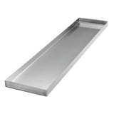 Hubert 56766 - Display Tray, 6"W X 26.75"D X 1"H, 18/10 Stainless Steel