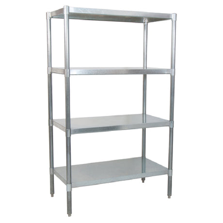 BK Resources SSU6-3124 Dry Storage Shelving Unit 31"W X 24"D X 72"H (4) Adjustable Shelves