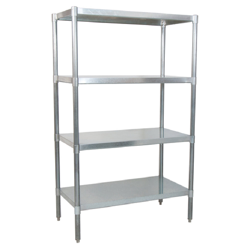 BK Resources SSU6-5524 Dry Storage Shelving Unit 55"W X 24"D X 72"H (4) Adjustable Shelves