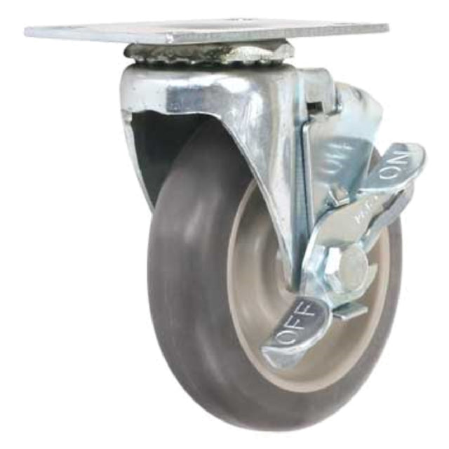 Forbes Industries 1610-S 4" Standard Grey Wheel & Swivel Caster