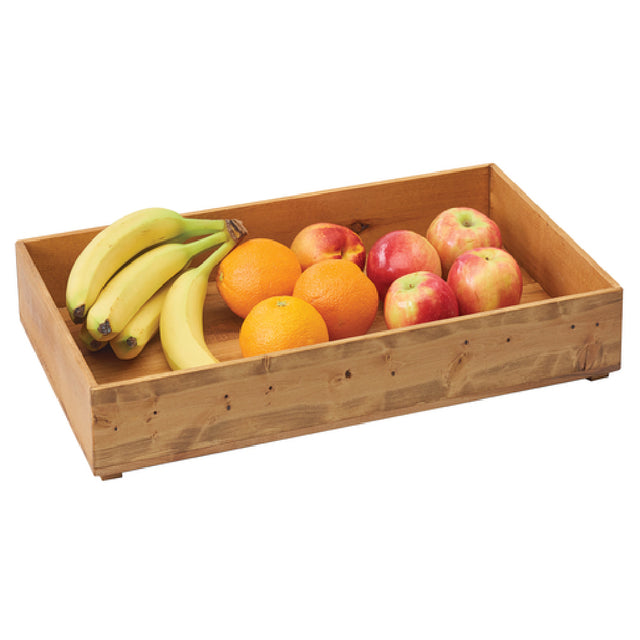 Cal Mil 3682-2012-99 Madera Stacking Box 20"W X 12"D X 3-1/4"H Rectangular