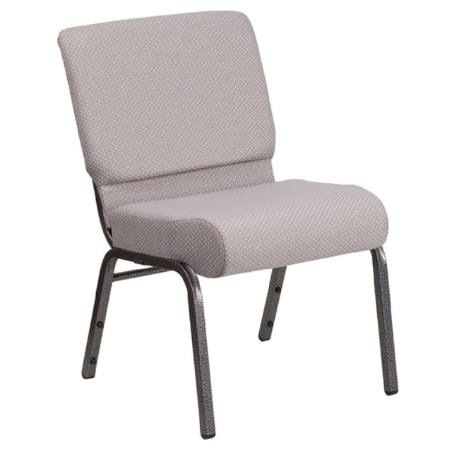 Flash Furniture FD-CH0221-4-SV-GYDOT-GG Hercules Series Extra Wide Stacking Church Chair