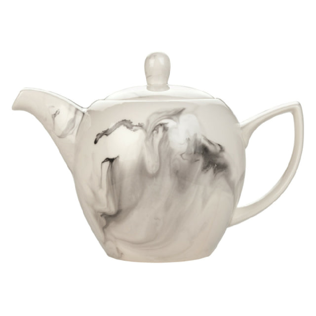 Libbey 999533017 (Formerly Syracuse China) Teapot 35 Oz. 8-1/2"W X 6-1/2"H