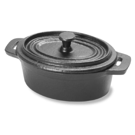 Vollrath 59744 Mini High Oval Pan 10.2 Oz. 5"L X 3.7"W X 2"H