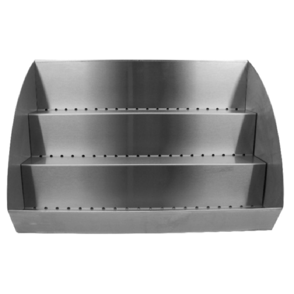 GET Enterprises ST11722001 Strata Beverage Station Top 21-1/4" X 9-1/2" X 13-1/8" Stainless Steel