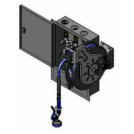 T&S Brass B-7232-U01XS5 Hose Reel Assembly Open 3/8" X 35' Hose (rated To 300 PSI)