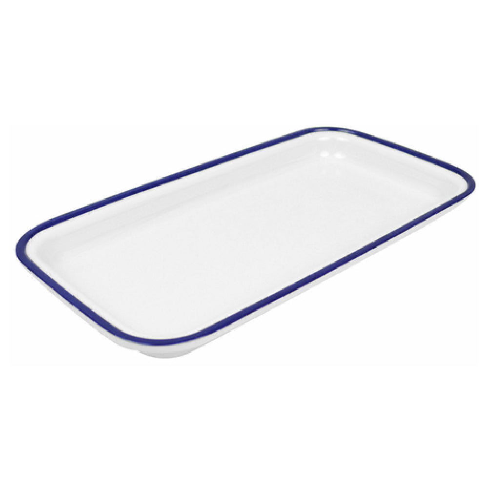 Bauscher Hepp TEW7413 - Enamelware Collection Tray, GN 1/3 Size, 12-3/4"L X 7"W X 1-1/4"H