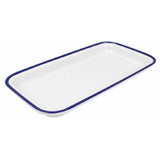 Bauscher Hepp TEW7413 - Enamelware Collection Tray, GN 1/3 Size, 12-3/4"L X 7"W X 1-1/4"H