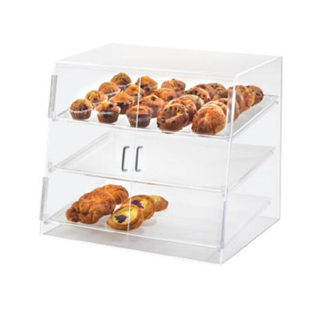 Cal Mil P254SS Classic Display Case 26-1/2"W X 22-1/2"D X 23-1/2"H 3-tier