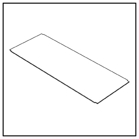 Bauscher Hepp VE-80068 - Venta® 1 X Shelf LOW STAGE_80_L (metal Parts In 100), Compact Laminate