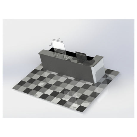 Nemco 69885-24-30-P-06 Easy Shield™ Countertop 24"W X 12"D X 30"H