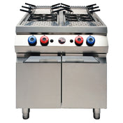 Rosito Bisani CPG2 HIGH BTU High BTU Double Basin Pasta Cooker Gas (2) 12 Gallon Water Chambers