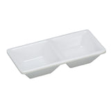 Yanco RM-063 Rome Dessert Dish 5-1/8"L X 2-1/2"W 2-compartments