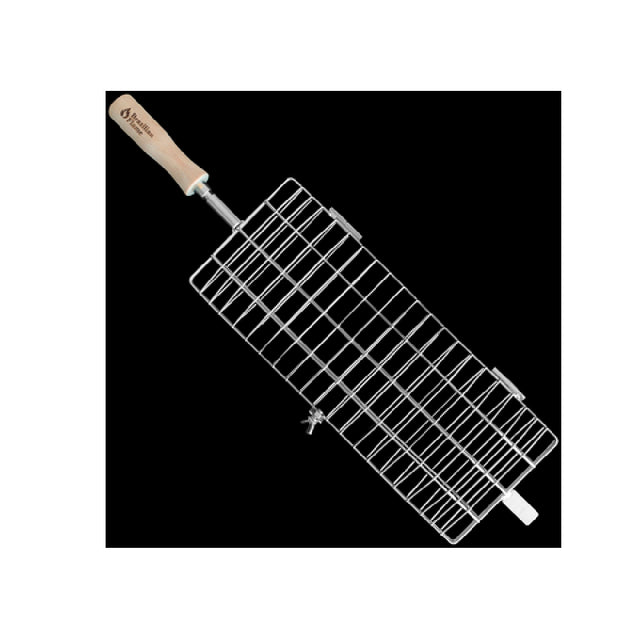 Skyfood Equipment AC-0013 Brazilian Flame Grill Basket Fish 13-7/10"L X 5-1/2"W X 1-4/5"H(19-1/2 Basket)