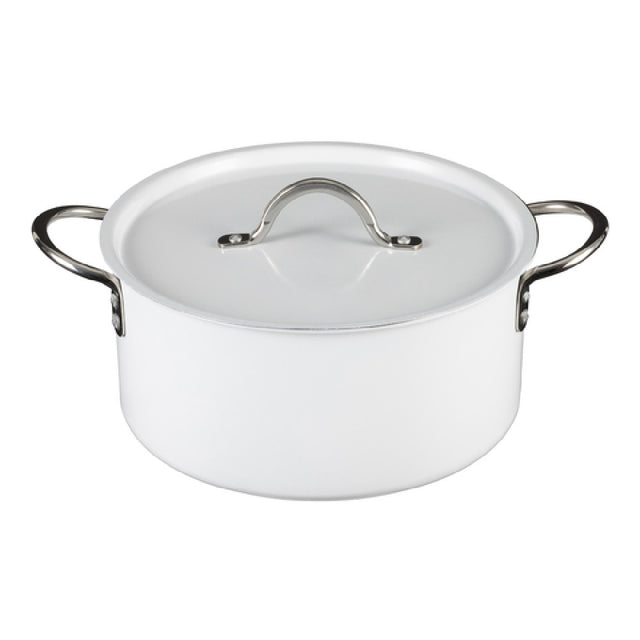 Bon Chef 73303-OM-W Country French X Ombre Sauce Pot 5 Qt 22 Oz 10″ Dia X 4.75″ H