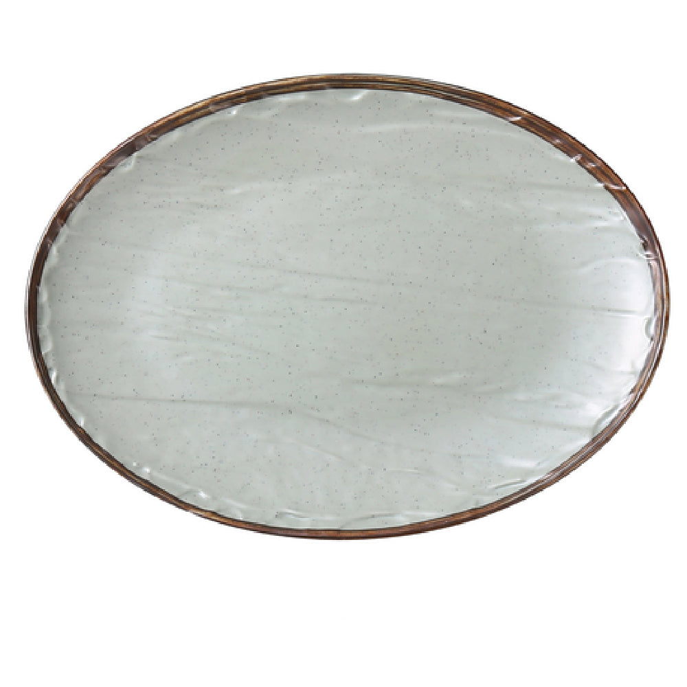 Yanco YO-2015 Yoto Plate 15"L X 11-1/8"W X 1-1/2"H Oval