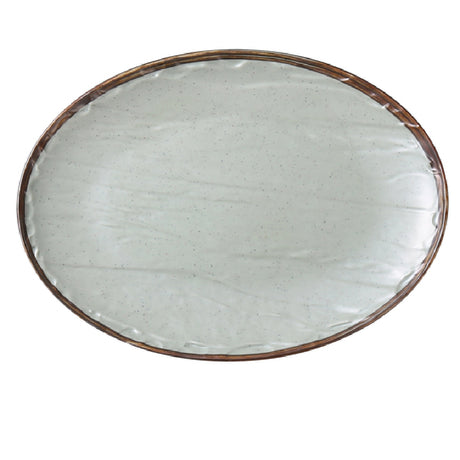 Yanco YO-2015 Yoto Plate 15"L X 11-1/8"W X 1-1/2"H Oval