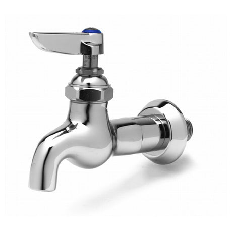 T&S Brass B-0715 Single Sink Faucet Heavy Duty 1/2" IPS Male Inlet With Adjustable Flange