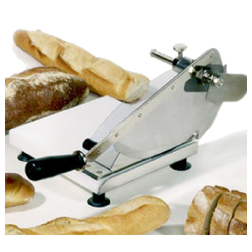 Louis Tellier 703SF1P Bron Coucke Bread Slicer Adjustable Stop 0.2" To 3.3" Adjustable Slice Thickness