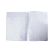 Risch 200 8.5X11 Clear Vinyl Menu Cover 8-1/2" X 11" Double Pocket