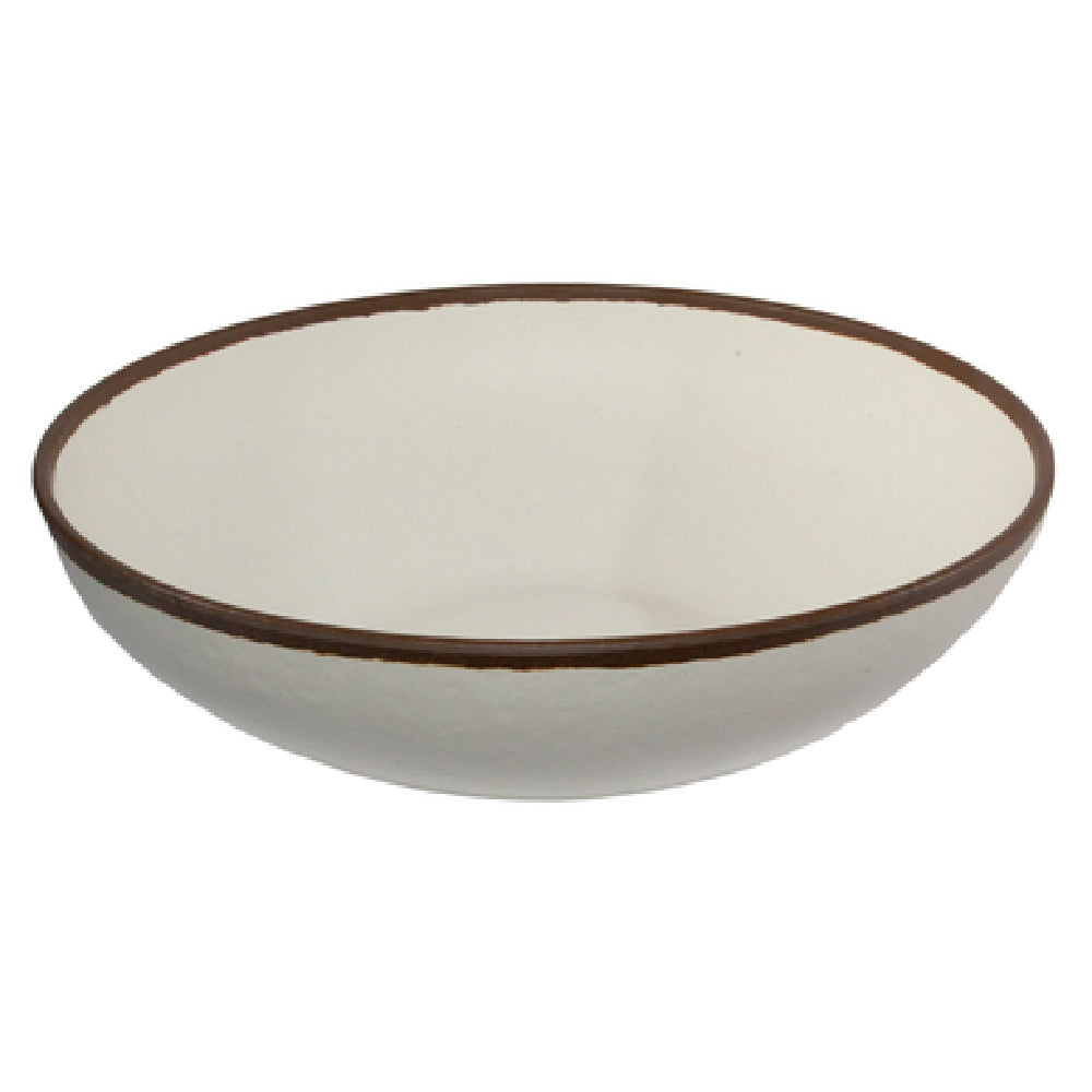 GET Enterprises B-350-CRM Pottery Market™ Display Bowl 10 Qt. (11 Qt. Rim-full) 16-1/2" Dia. X 4-1/2"H