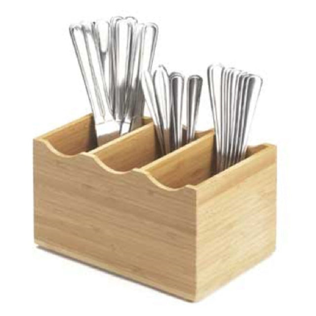 Cal Mil 1244 Cutlery Holder 8-1/4"W X 5-1/2"D X 4-3/4"H (3) Compartment