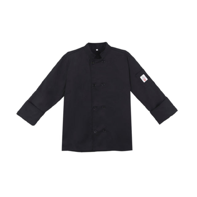 CAC China APJK-1K1XL Chef's Pride Jacket Black XL