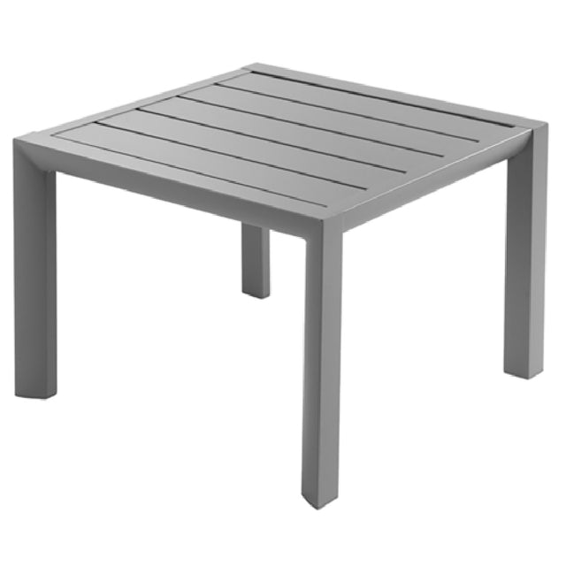 Grosfillex US040289 Sunset Outdoor Low Table 20" X 20" Square