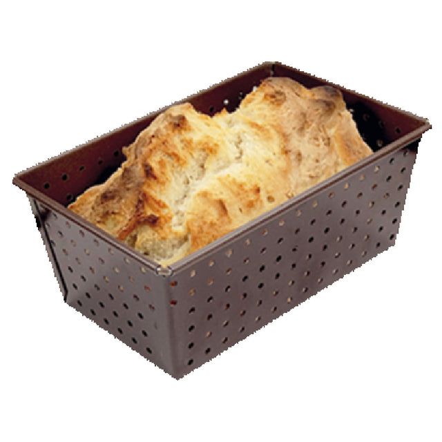 Paderno A4982313 Loaf Pan 6-1/4"L X 4"W X 2-3/4"H Perforated