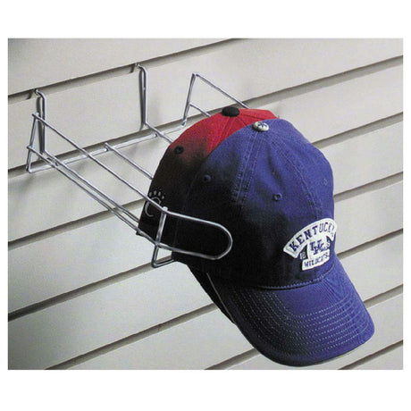 Hubert 61264 - Slatwall Hat/Cap Display Rack, Holds 10-caps, 8-1/2"W X 12"D X 2-3/4"H