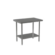 Atosa USA, Inc. ST3036EC - MixRite Work Table, 36"W X 30"D X 34"H, 18/430 Stainless Steel Top With Turned Down Edges