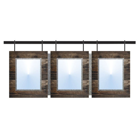 Hubert 26665 - Menu Board, 3-pocket, Hanging