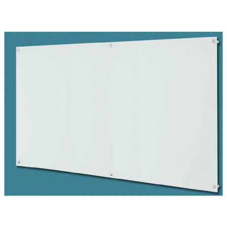 Aarco 6WGBM4872 ClearVision™ Magnetic Glass Markerboard 72"W X 48"H 1/4"(6mm) Low Iron