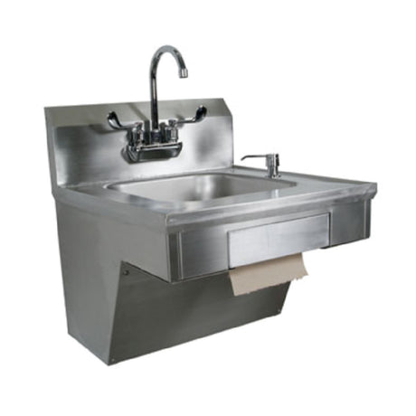 John Boos PBHS-ADA-P-STD Pro-Bowl Hand Sink Wall Mount 14"W X 16" Front-to-back X 5" Deep Bowl