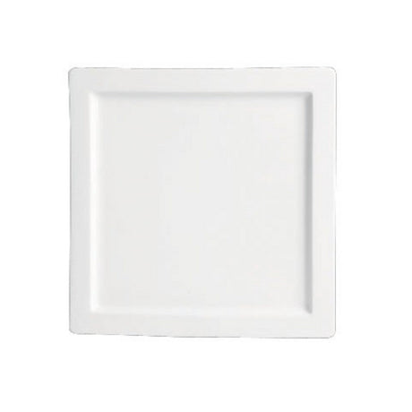 Steelite 6351MP71 - Rim Square Plate, 6.25", Simple Plus